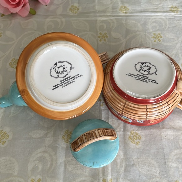 Tracy Porter tea cup for one / pink flower / tea pot / tea cup🌸 - Picture 5 of 10